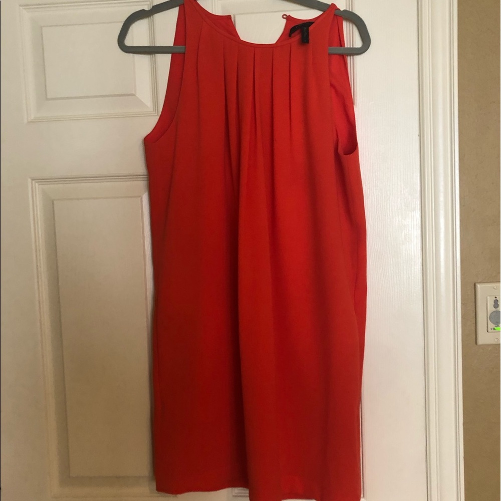Orange BCBG shift dress